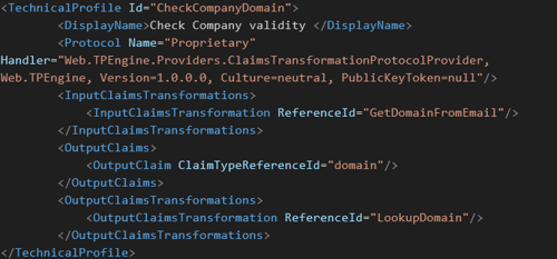 Code_TechnicalProfile_LookupClaimsTransformation